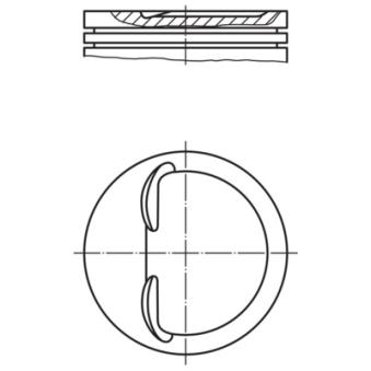 Piston MAHLE OEM 7589122