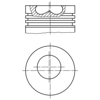Piston MAHLE 009 07 02