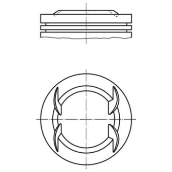 Piston MAHLE 009 44 01