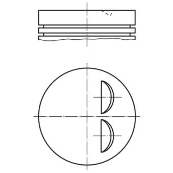 Piston MAHLE 011 46 11