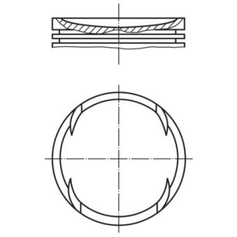Piston MAHLE 011 77 01