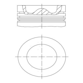 Piston MAHLE 011 PI 00109 002