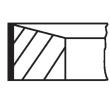 MAHLE 011 RS 00108 0N0 - Jeu de segments de pistons
