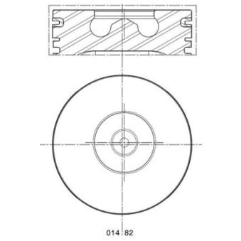 Piston MAHLE 014 82 00