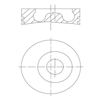 Piston MAHLE OEM is4q6k108p1a