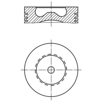 Piston MAHLE 015 81 00