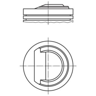 Piston MAHLE 021 23 01