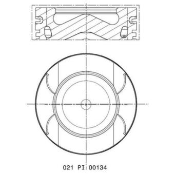 Piston MAHLE 021 PI 00134 002