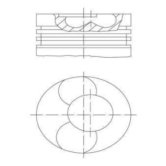 Piston MAHLE 028 PI 00112 000