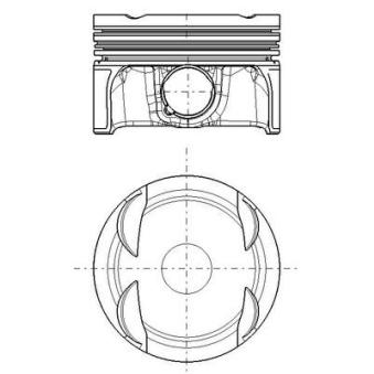 Piston MAHLE 028 PI 00171 002