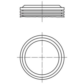 Piston MAHLE OEM 022107111b