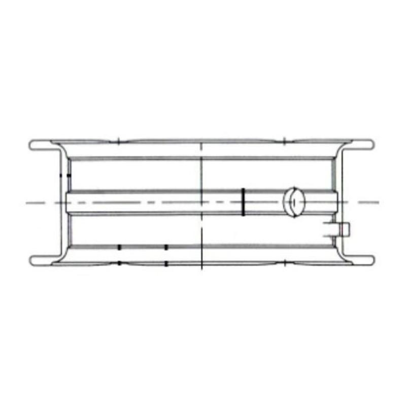 Coussinet de vilebrequin MAHLE 029 FL 18110 025 - Visuel 1