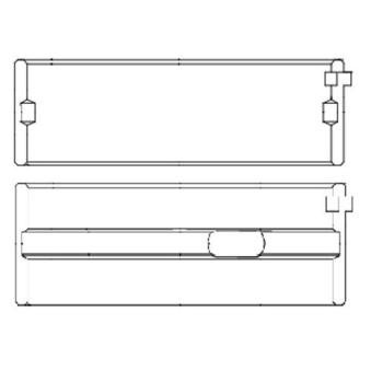 Coussinet de vilebrequin MAHLE 029 HL V1916 000