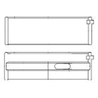Coussinet de vilebrequin MAHLE 029 HL V1918 000