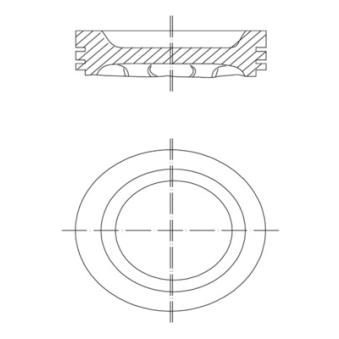 Piston MAHLE 030 34 00