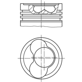 Piston MAHLE 030 58 01