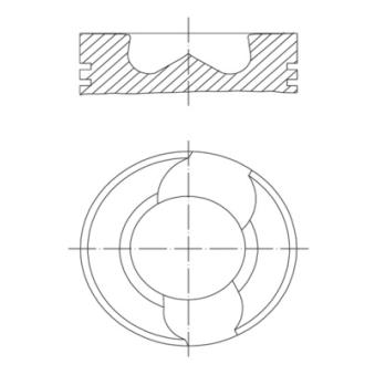 Piston MAHLE 030 98 00 pour VOLKSWAGEN MULTIVAN 2.5 TDI - 174cv