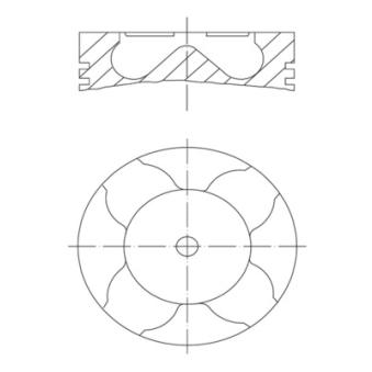 Piston MAHLE 033 41 12