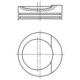 Piston MAHLE 034 89 00 Piston MAHLE 034 89 00