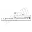 METELLI SU.338 - Contact d'avertissement, usure des plaquettes de frein