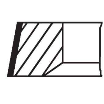 Jeu de segments de pistons MAHLE 038 45 N2