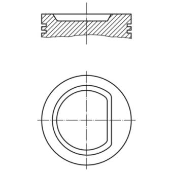 Piston MAHLE 040 13 01