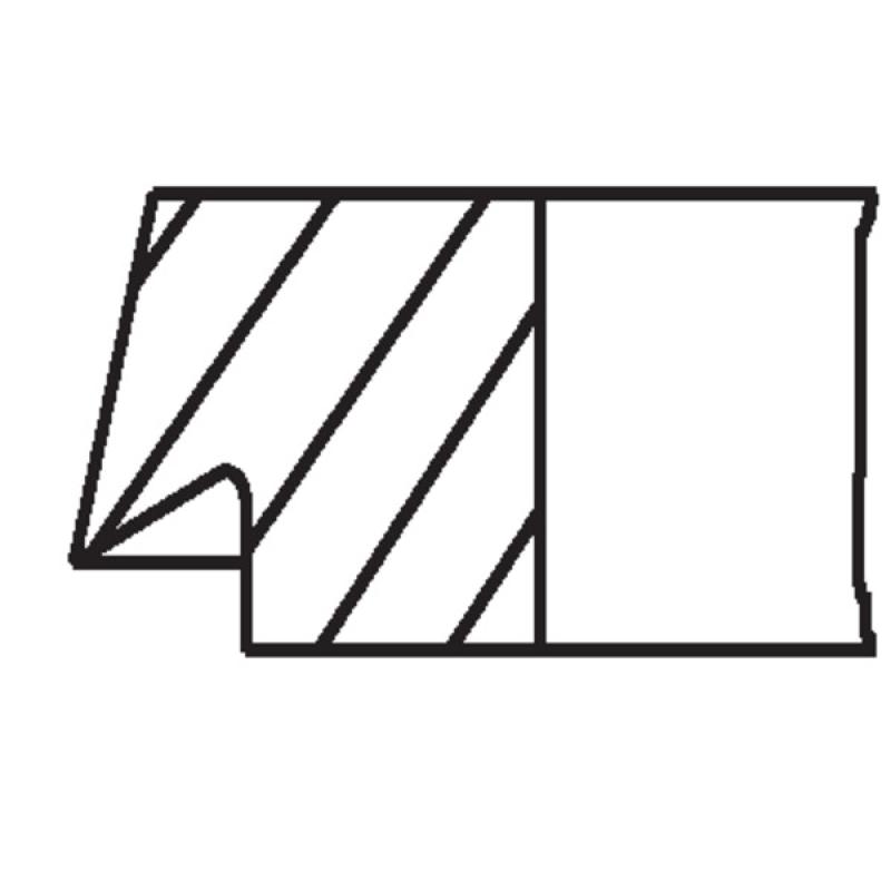 Jeu de segments de pistons MAHLE 040 16 N0 - Visuel 1
