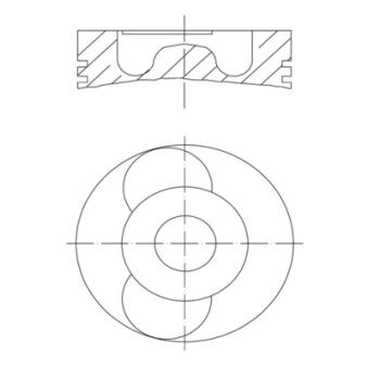 Piston MAHLE 040 22 00