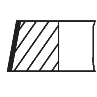 Jeu de segments de pistons MAHLE OEM 82906