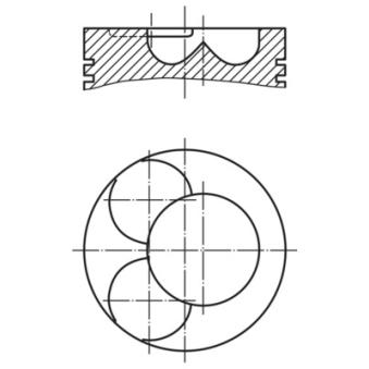 Piston MAHLE [043 76 01]