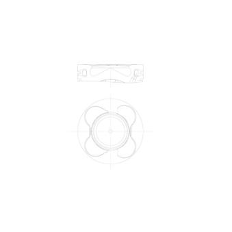 Piston MAHLE 081 PI 00112 000 pour HYUNDAI I30 535 d - 286cv