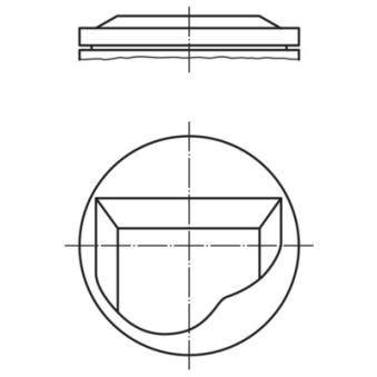 Piston MAHLE OEM 1257152