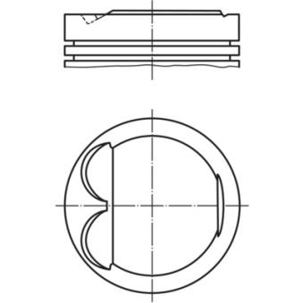 Piston MAHLE OEM 1740613