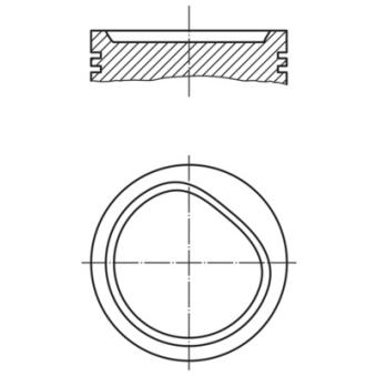 Piston MAHLE OEM 1739303 Piston MAHLE OEM 1739303