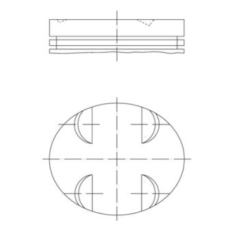 Piston MAHLE 083 09 00