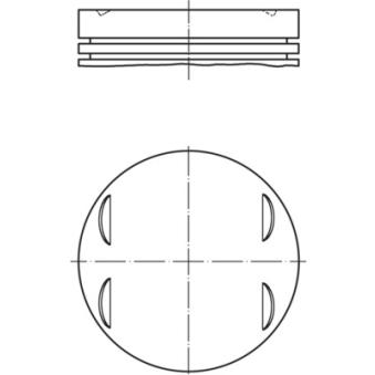 Piston MAHLE 083 13 01 pour RENAULT TRUCKS MESSENGER 3.0i - 231cv