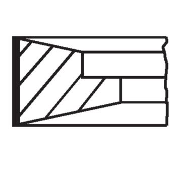 Jeu de segments de pistons MAHLE 101 91 N2