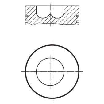 Piston MAHLE OEM 12272091