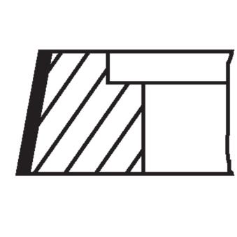 Jeu de segments de pistons MAHLE [503 03 N0]