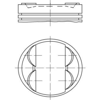 Piston MAHLE [607 80 00]