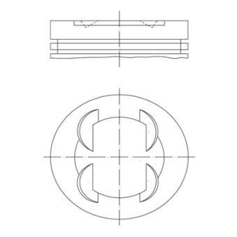 Piston MAHLE 681 PI 00109 001