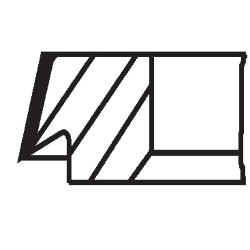 Jeu de segments de pistons MAHLE 681 RS 00106 0N2 - Visuel 1