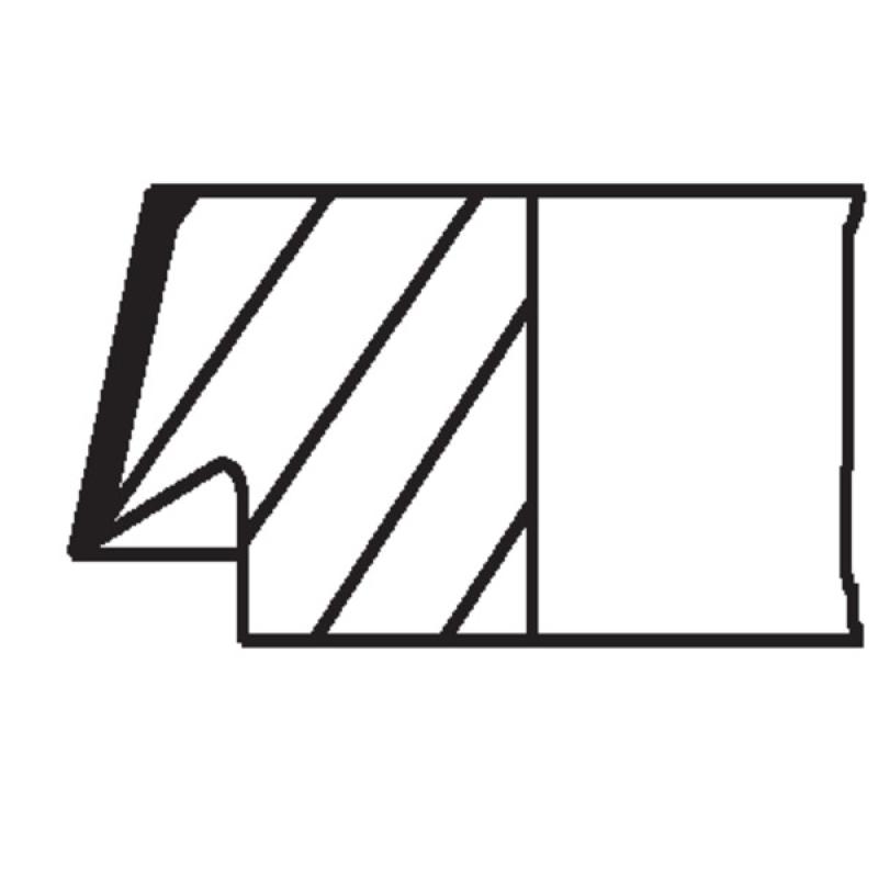 Jeu de segments de pistons MAHLE 681 RS 00111 0N0 - Visuel 1