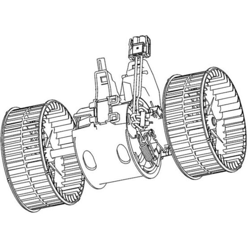 Pulseur d'air habitacle MAHLE AB 133 000P - Visuel 2