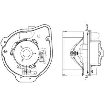 Pulseur d'air habitacle MAHLE AB 135 000P