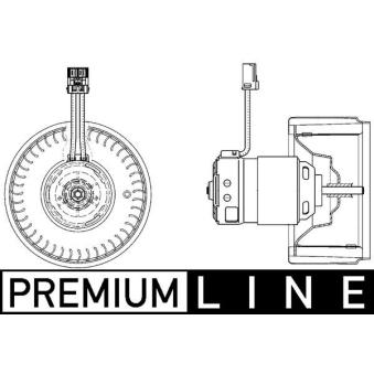 Pulseur d'air habitacle MAHLE OEM 9171479