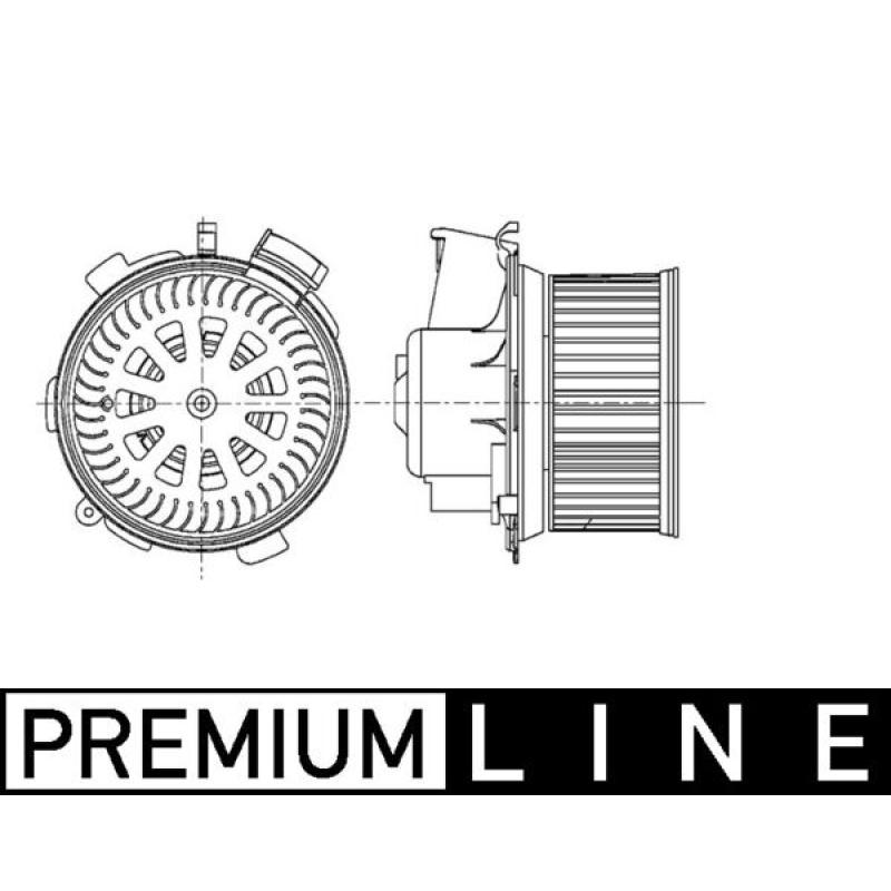 Pulseur d'air habitacle MAHLE AB 66 000P - Visuel 1
