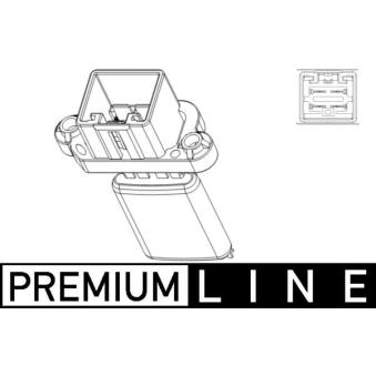 Résistance, pulseur d'air habitacle MAHLE OEM 1S0959263A