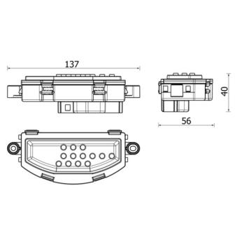 Régulateur, pulseur d'air habitacle MAHLE ABR 158 000P pour MERCEDES-BENZ SPRINTER 314 CDI - 143cv