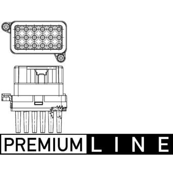 Régulateur, pulseur d'air habitacle MAHLE OEM 1847910